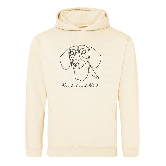 Dachshund Dad' Pullover Hoodie | S - 5XL