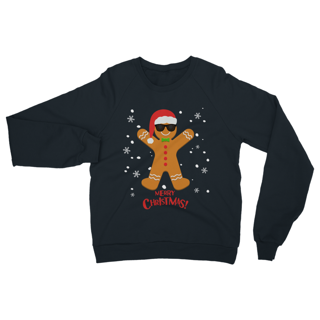 Cool Gingerbread Man Ladie's Sweatshirt