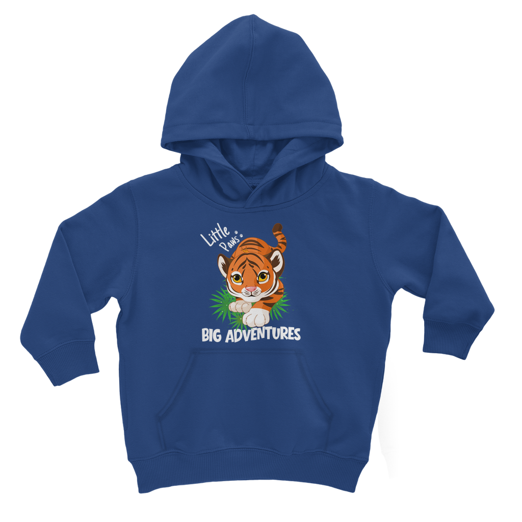 tiger-cub-little-paws-big-adventures-300 | Kids Hooded Sweatshirt
