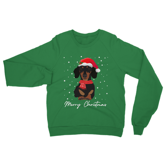Festive Dachshund - Unisex Adults Christmas Sweatshirt