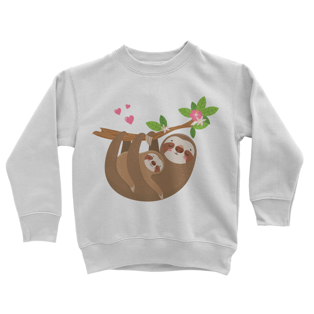 Girls Sloth Sweatshirt Jumper | 3 - 13 yrs