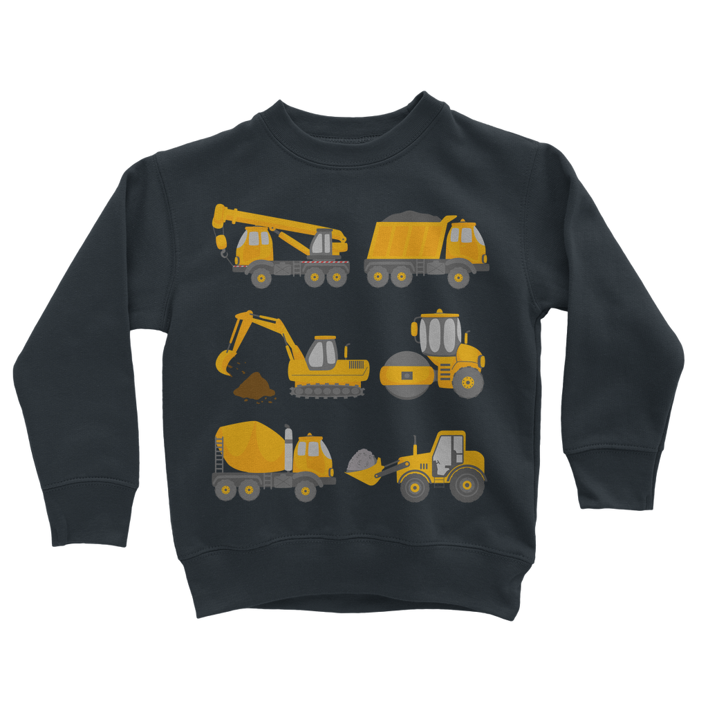 Boys Diggers & Construction Vehicles Sweatshirt