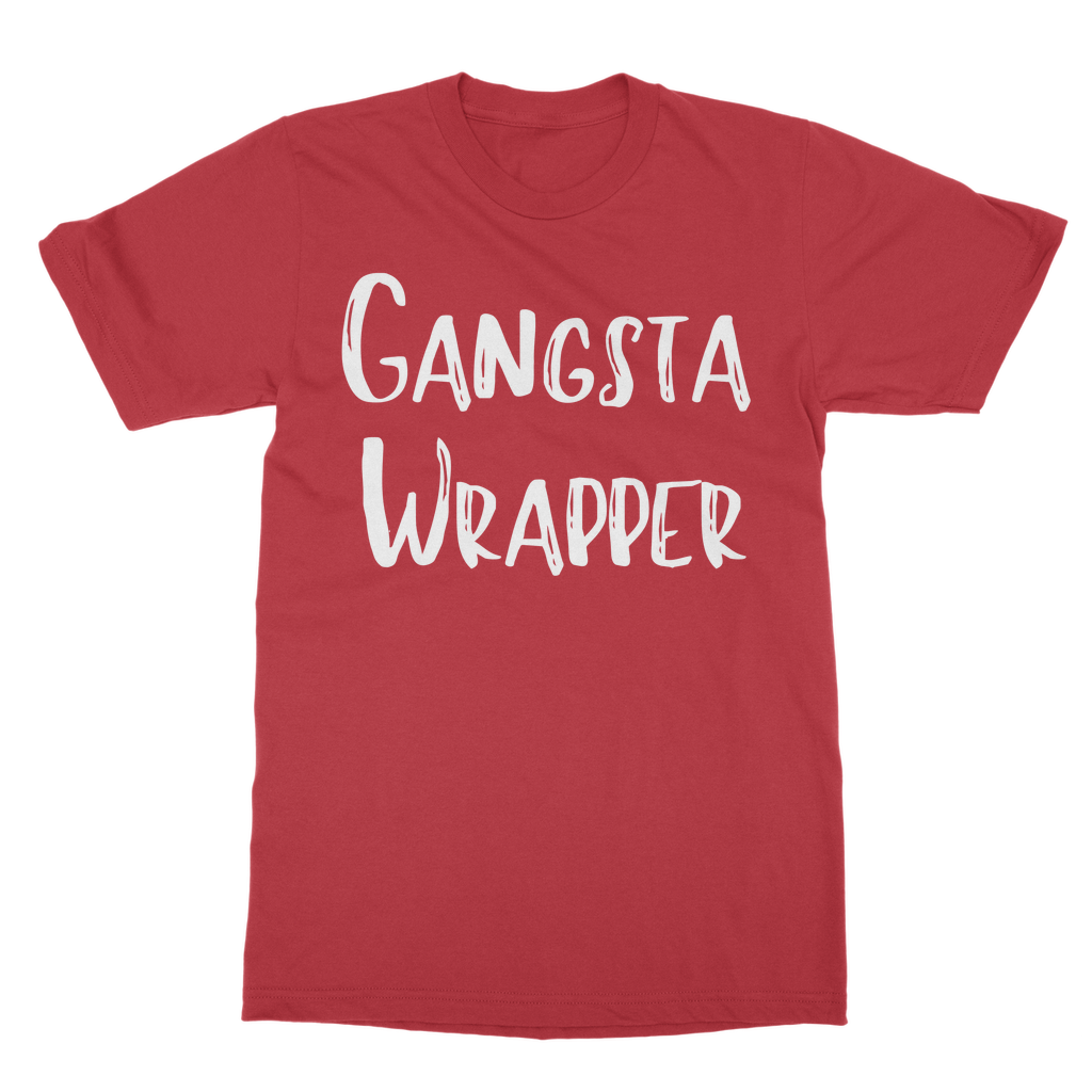 Gangsta Wrapper  - Unisex Adults Novelty Christmas T-Shirt