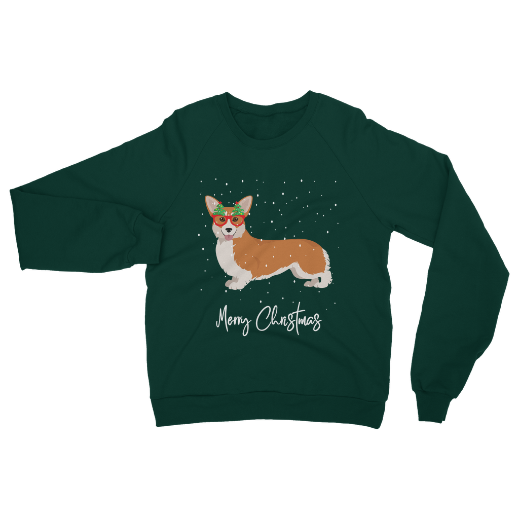 Festive Corgi - Unisex Adults Christmas Sweatshirt