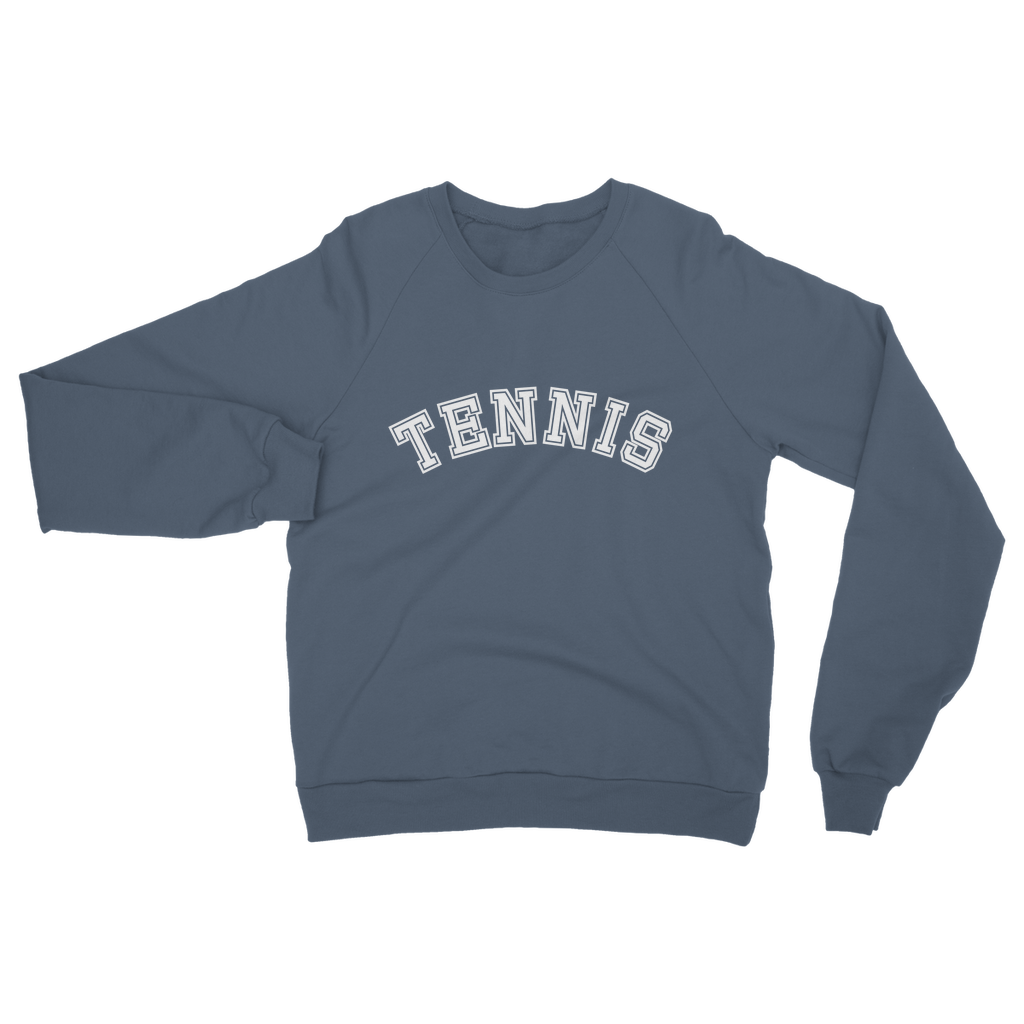 Men's College Style TENNIS Sweatshirt | Small - 5XL