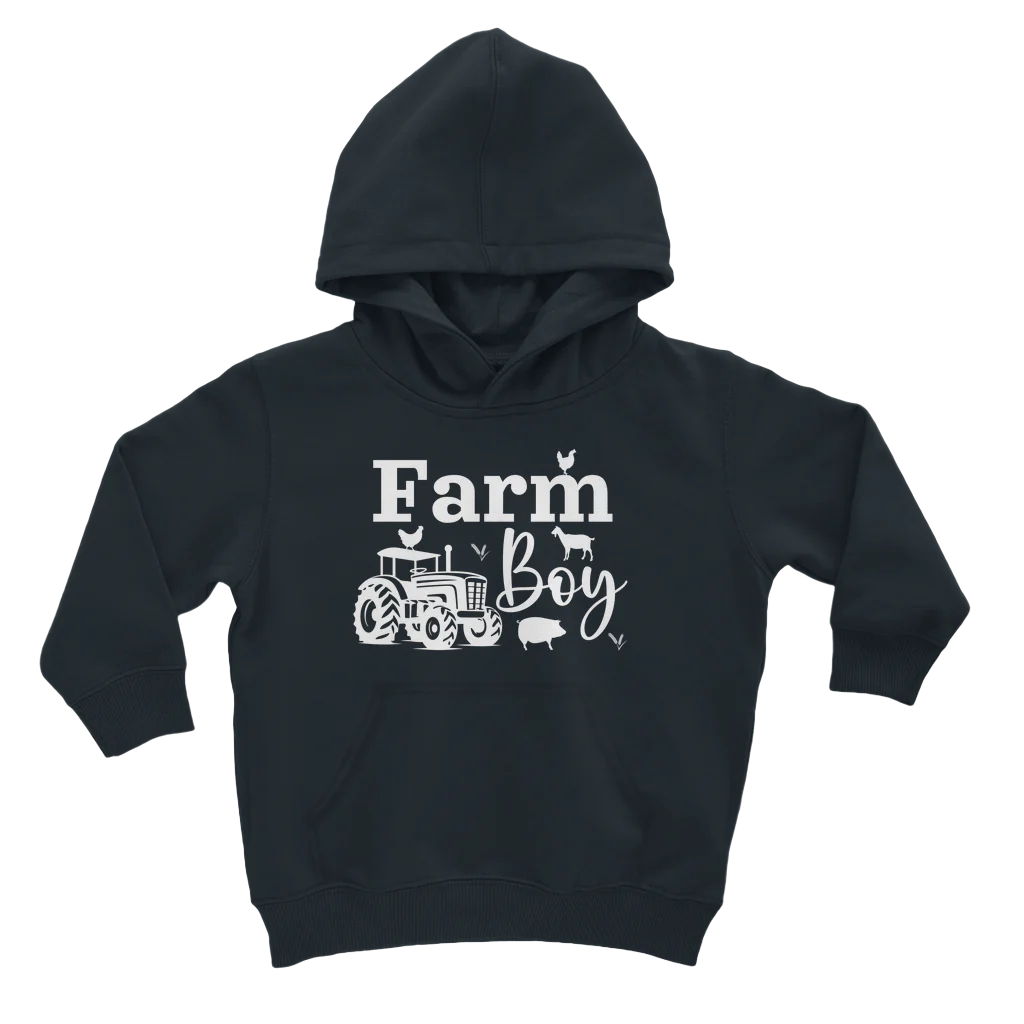 Kids "Farm Boy" Pullover Hoodie | 3 - 13 years