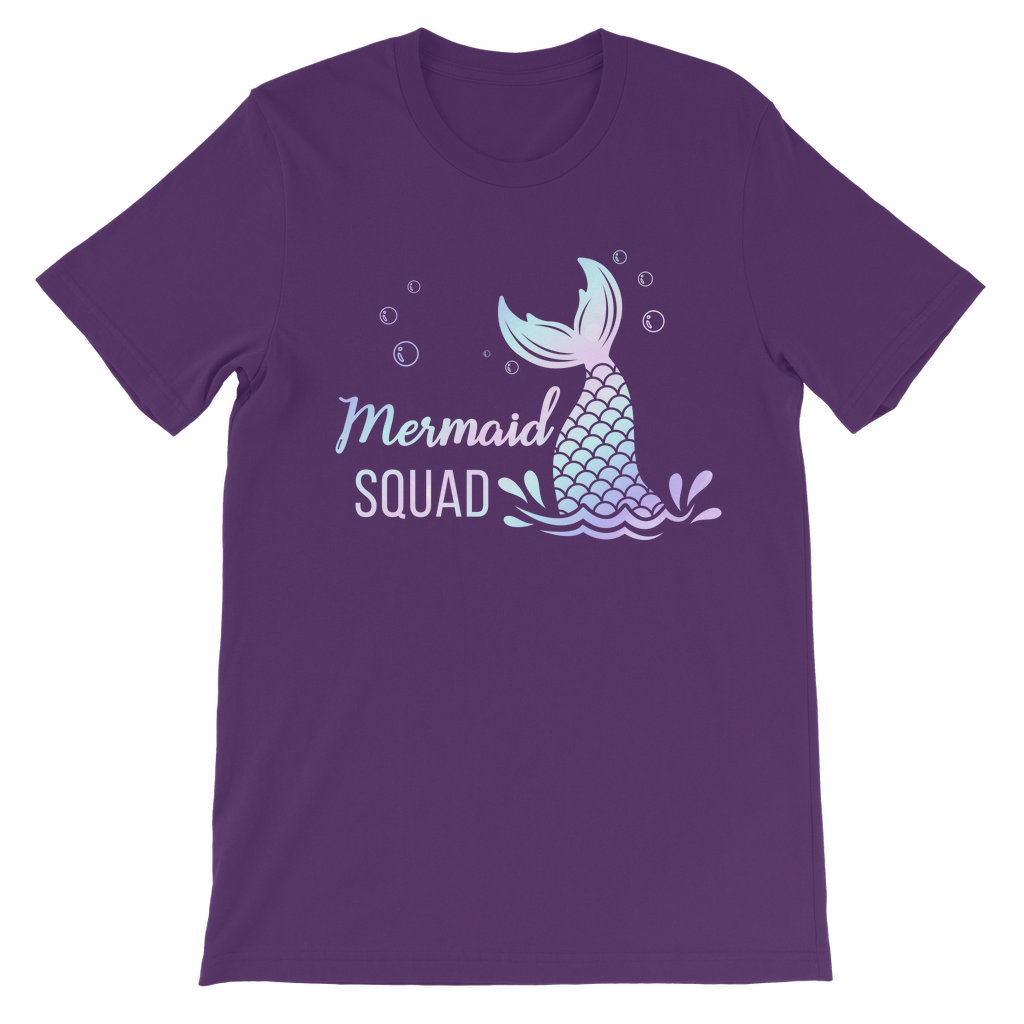 Mermaid Squad -Girls Cotton T-shirt | 3 - 13 years