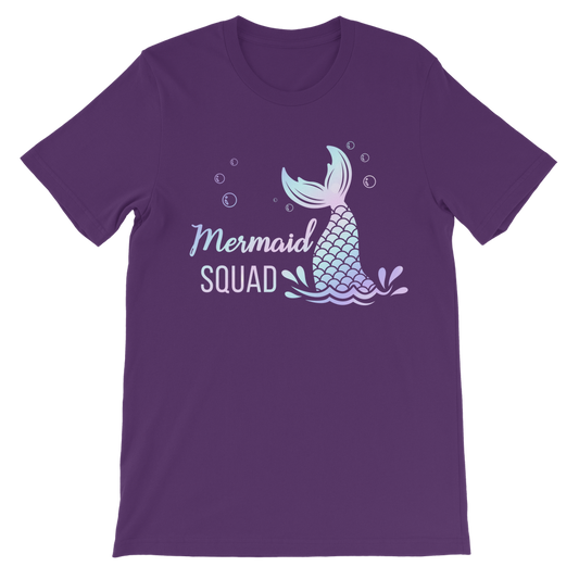 Mermaid Squad -Girls Cotton T-shirt | 3 - 13 years