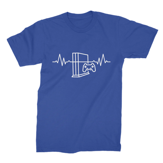 Men's Gaming Heartbeat T-shirt | S - 4XL