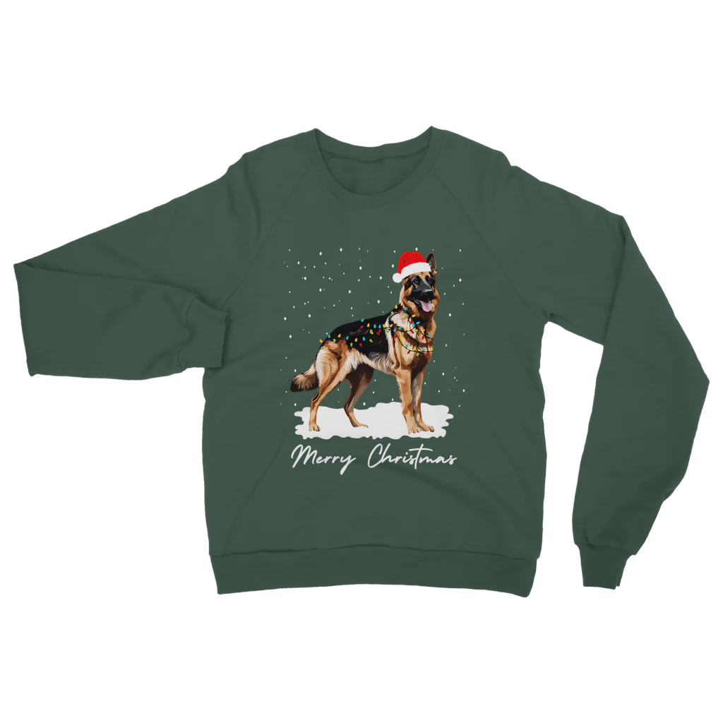 German Shepherd Christmas Jumper