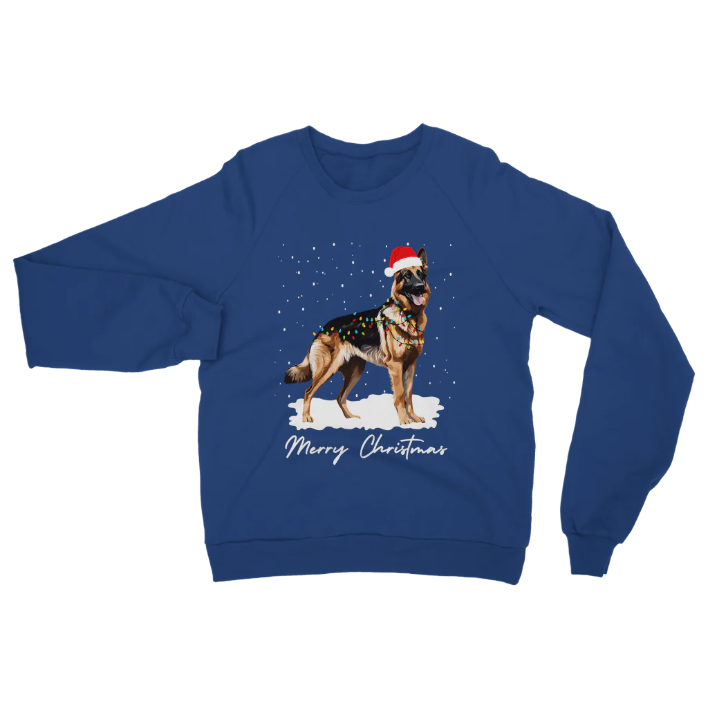 German Shepherd Christmas Jumper