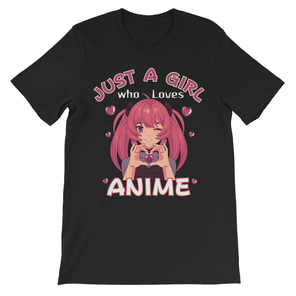 Just a Girl Who Loves Anime  - Kids & Teens Anime T-shirt