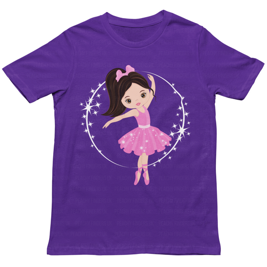 Girls Ballerina T-shirt | 3 - 11 yrs