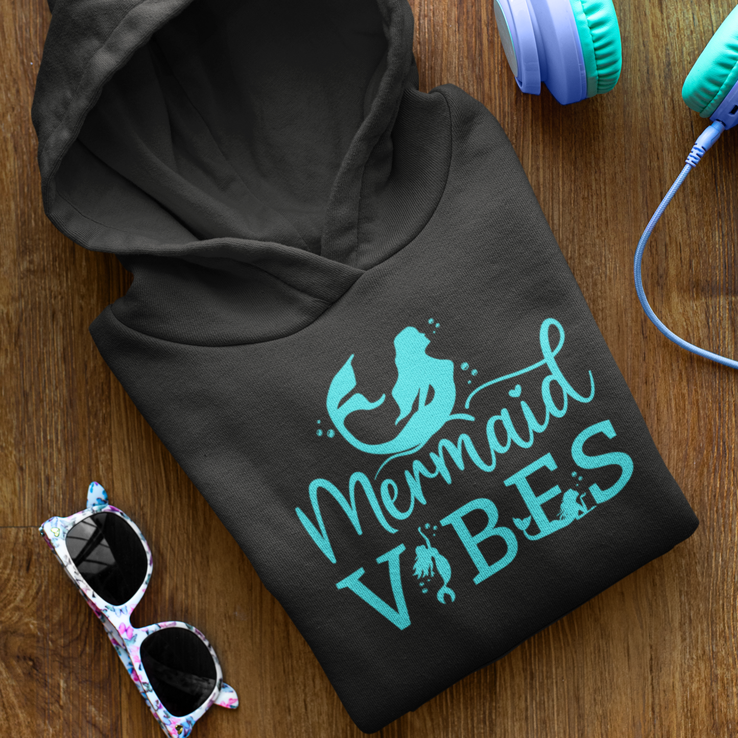 Mermaid Vibes - Girls Hoodie | 3 - 13 years