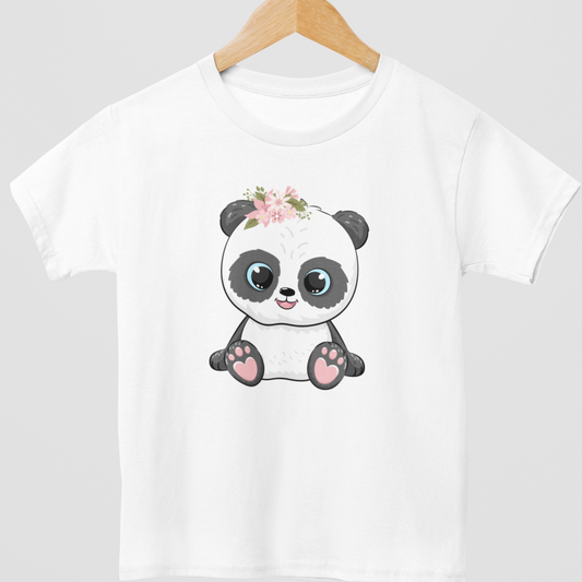 Girls "Floral Panda" T-shirt | 3 - 13 years