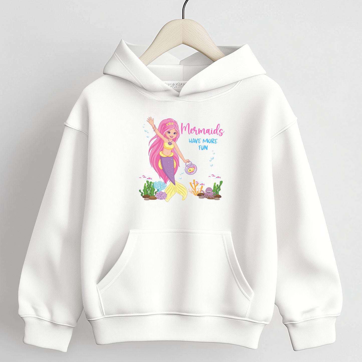 Mermaids Have More Fun - Girls Hoodie | 3 - 13 yrs