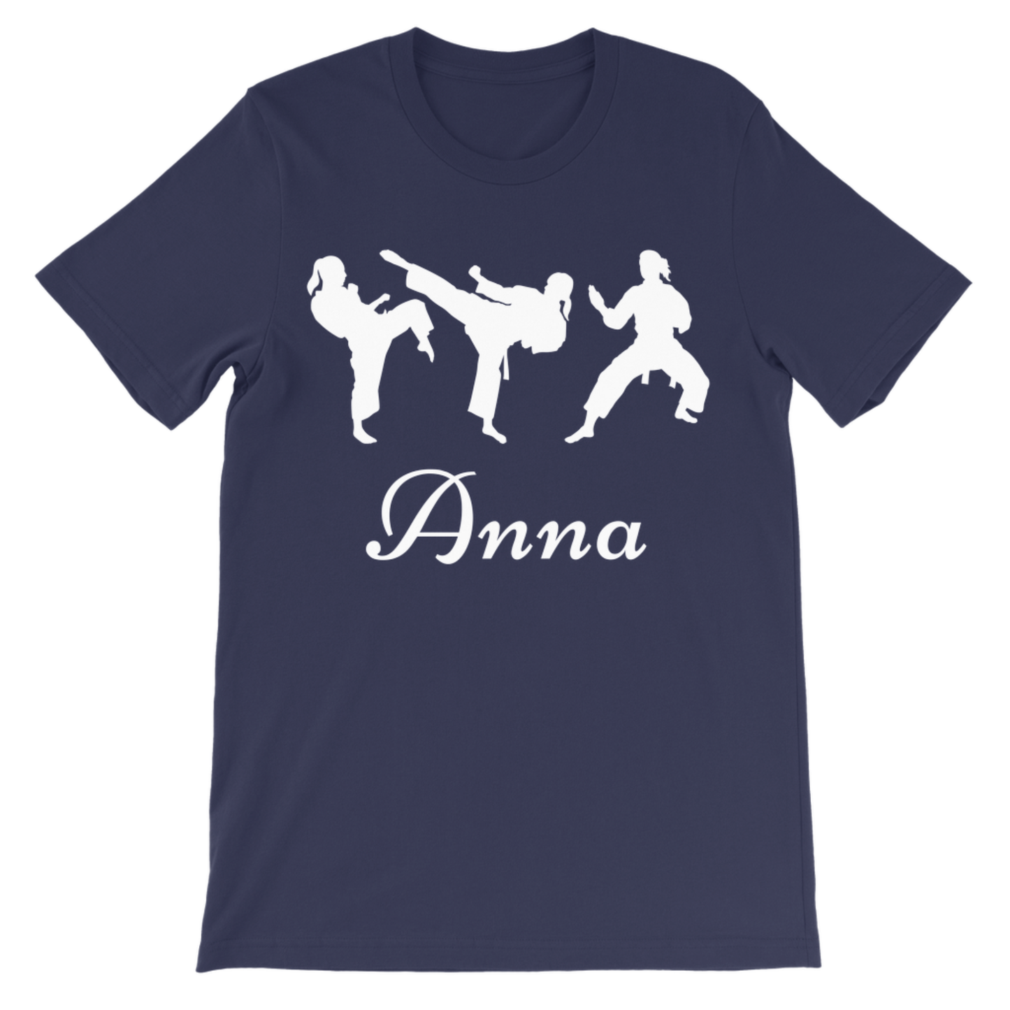Girls Personalised Karate/Jiu Jitsu/Martial Arts T-shirt