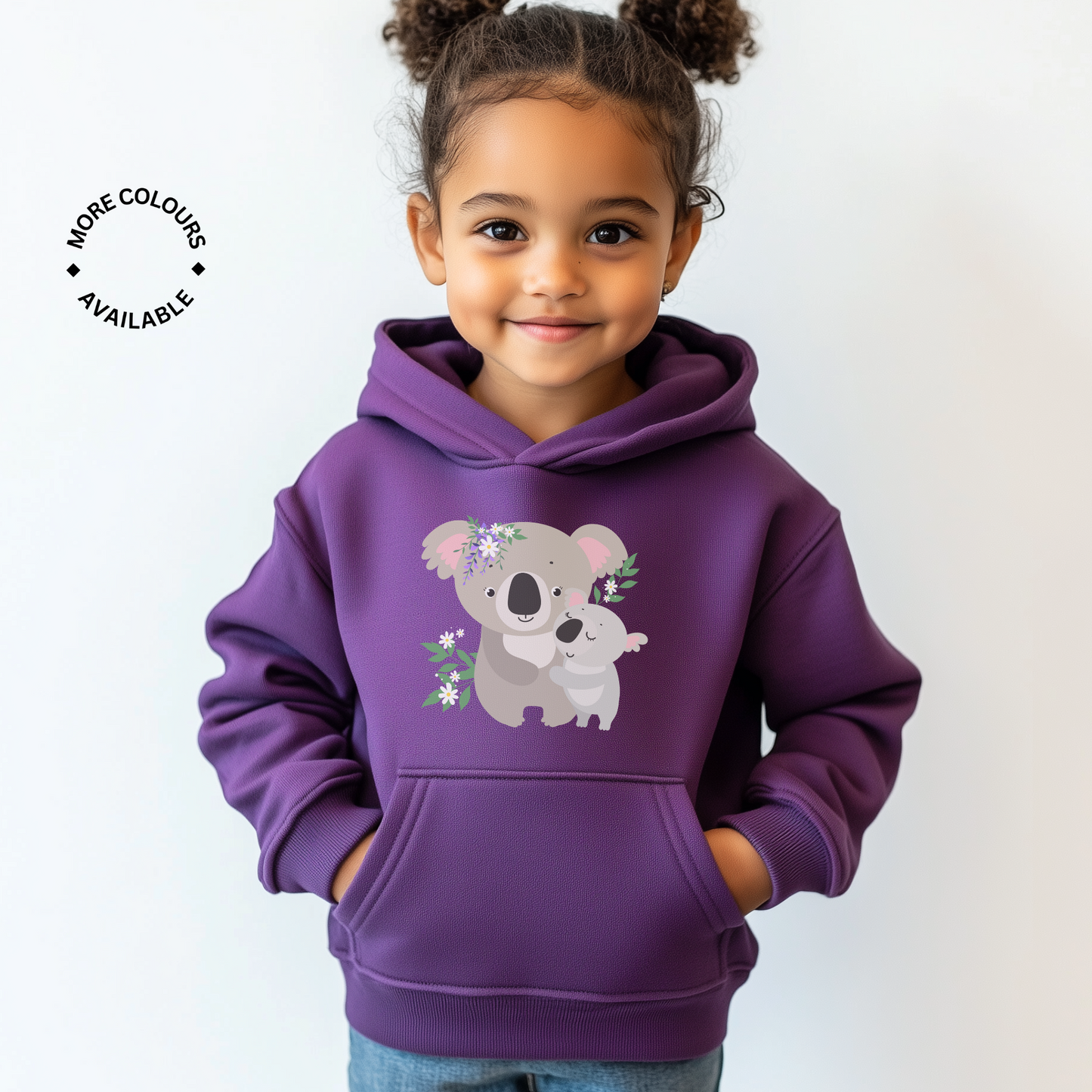 Mummy & Baby Koala's - Girls Pullover Hoodie