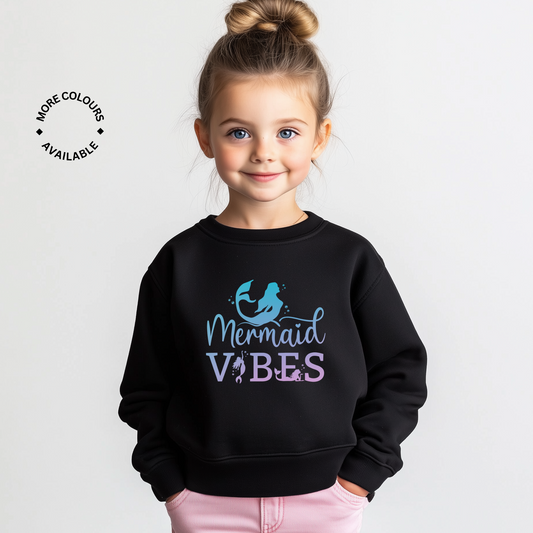 Girls Mermaid Vibes Sweatshirt