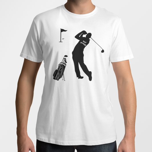 Men's 'Golf Wanker' Premium Cotton T-shirt | S - 4XL