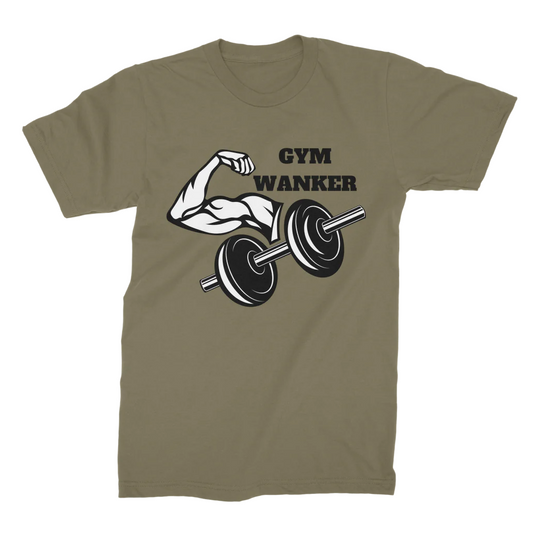 "GYM WANKER" Men's Cotton T-shirt