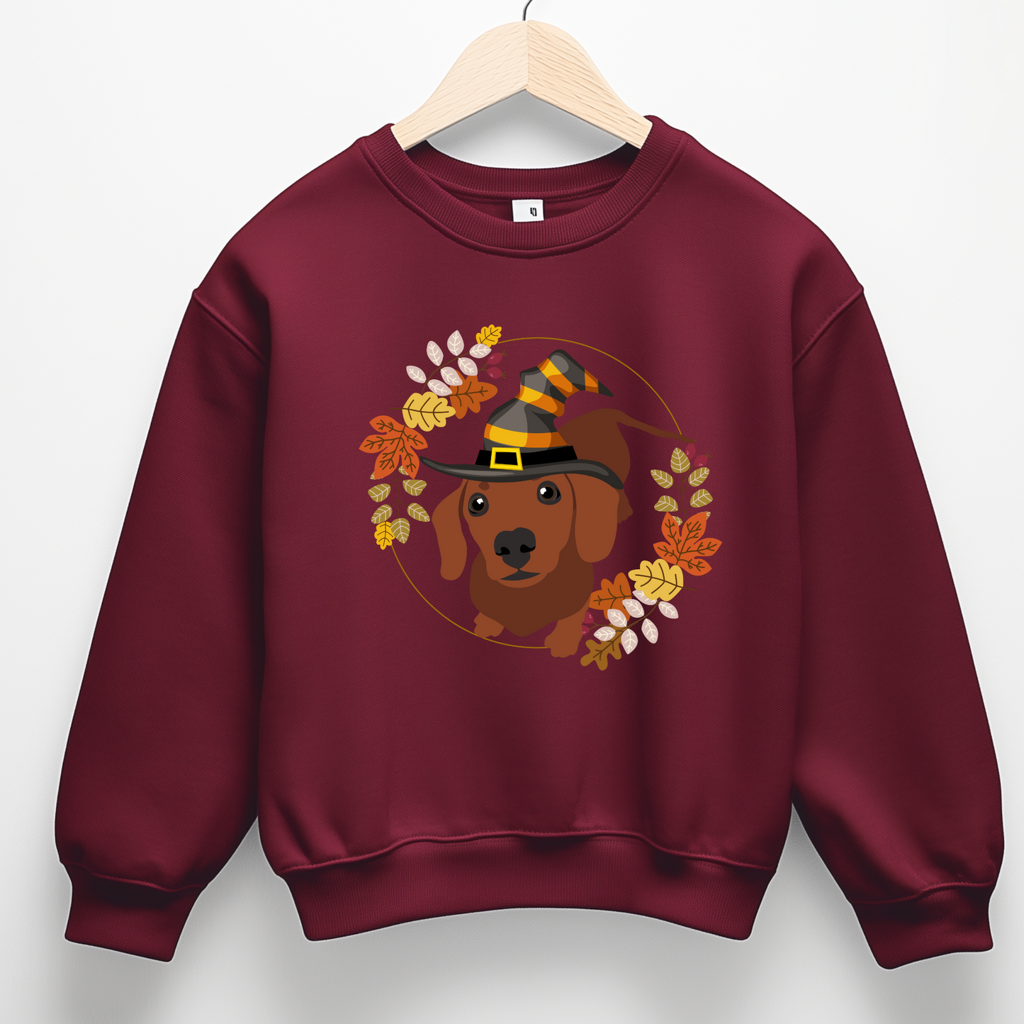 Kids Halloween/Autumn Dachshund Sweatshirt | Unisex Sizes