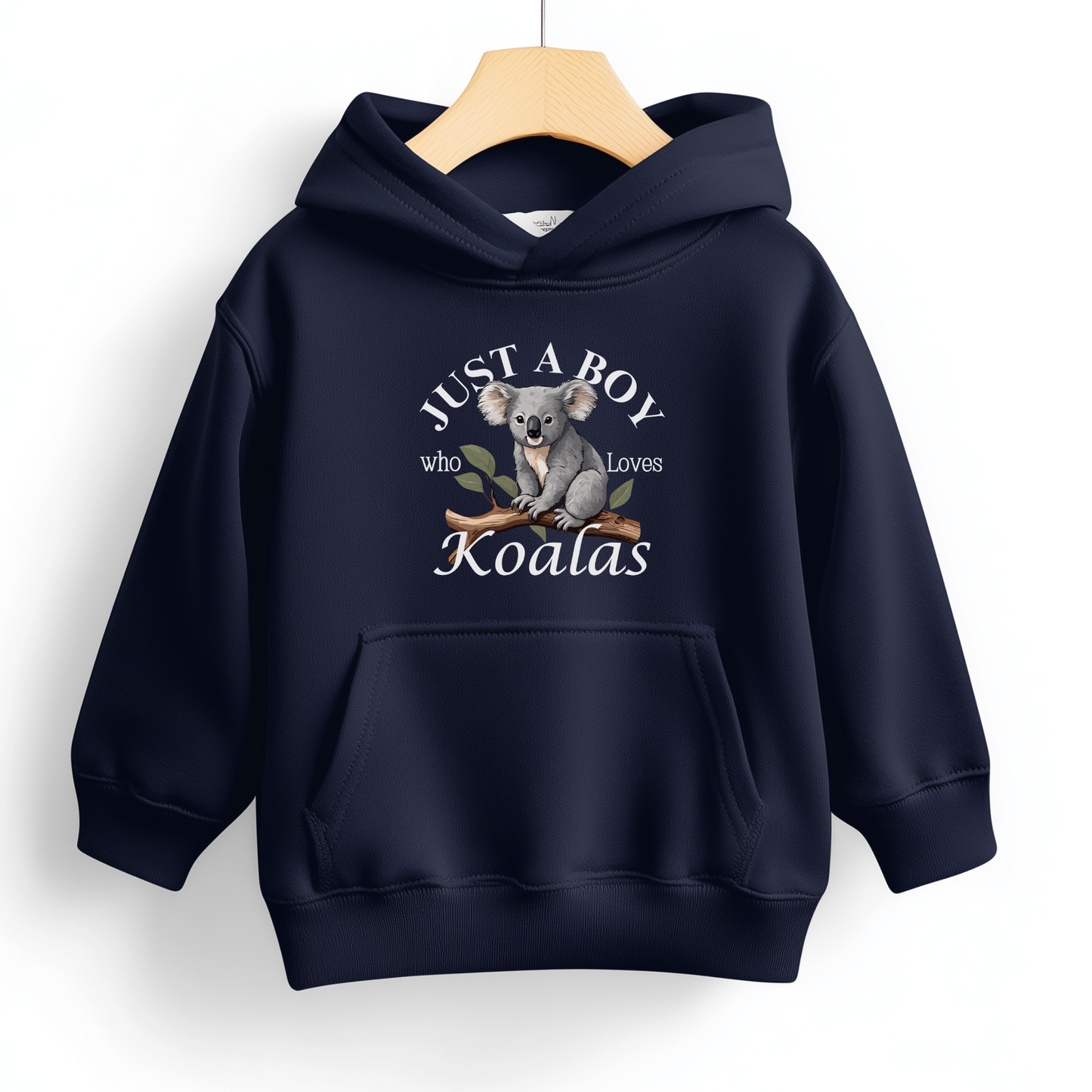 Just A Boy Who Loves Koalas Pullover Hoodie | 3 - 13 years