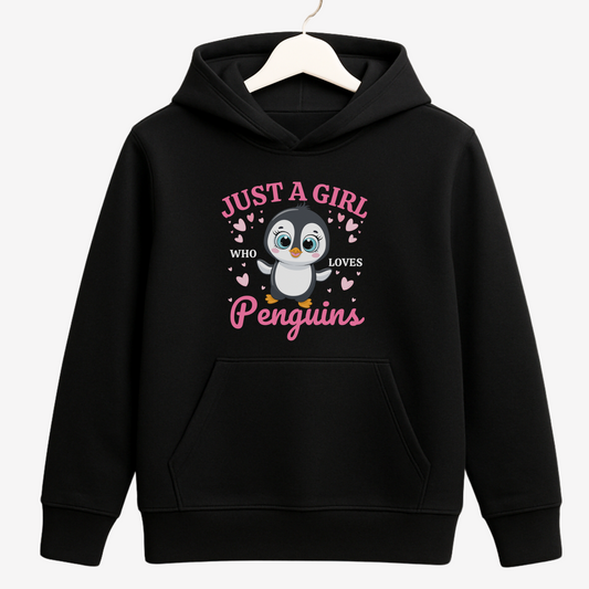Just a Girl who loves Penguins Hoodie