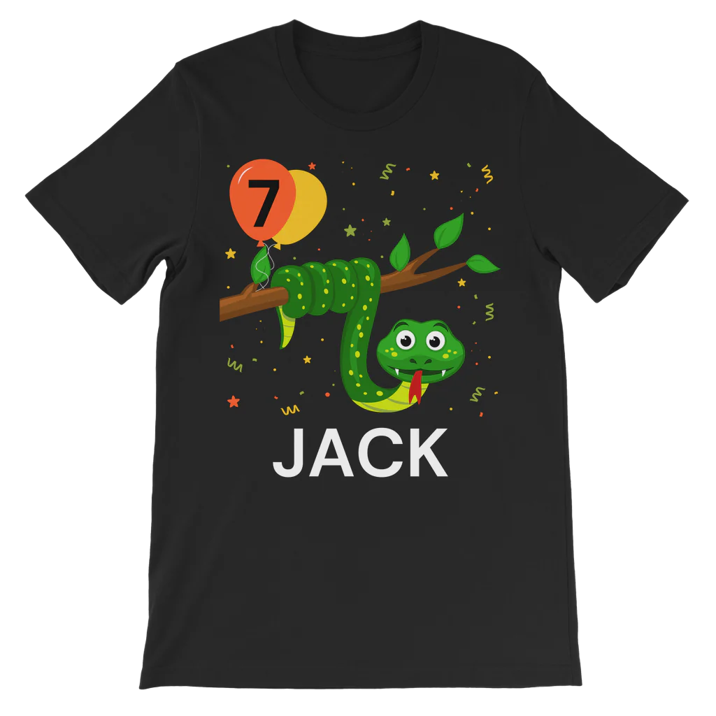 Kids Birthday Snake T-shirt | 3 - 11 years