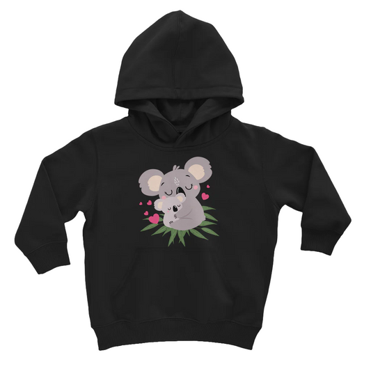 Aussie Mum & Baby Koalas - Girls Pullover Hoodie | 3 - 13 years