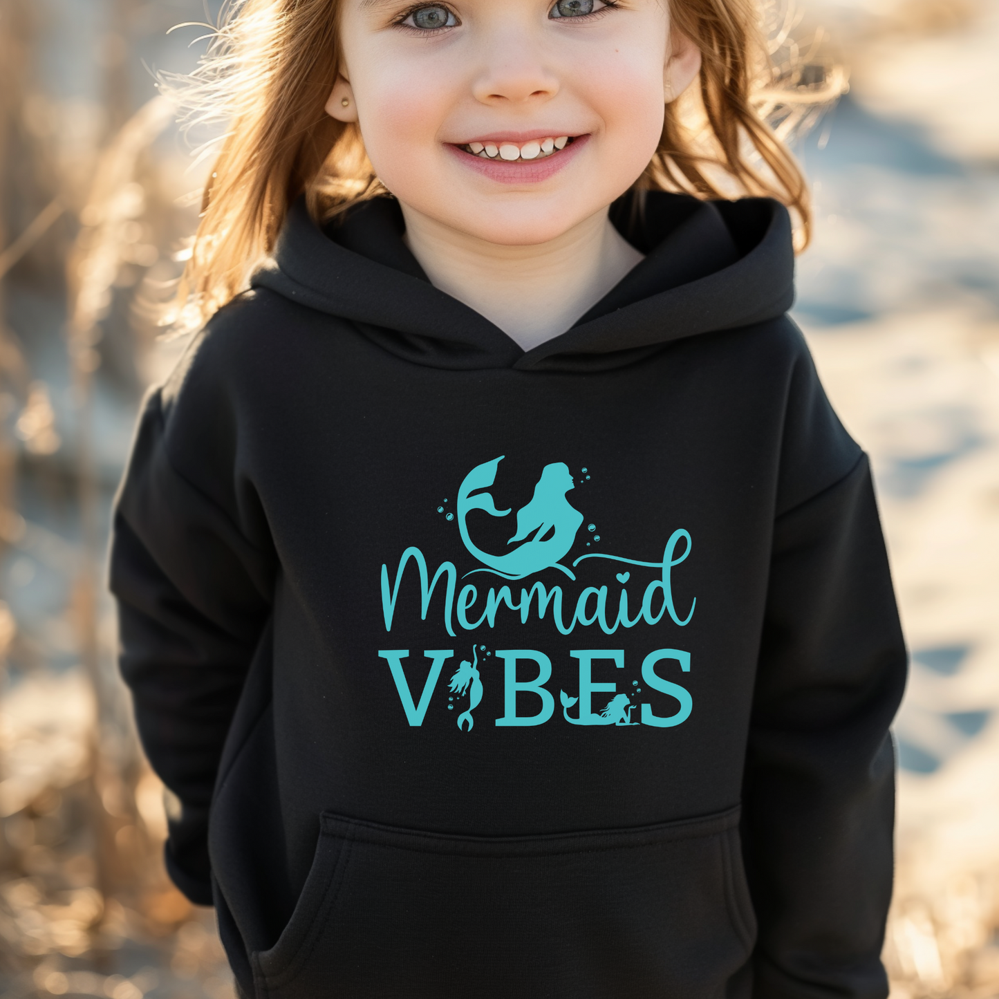 Mermaid Vibes - Girls Hoodie | 3 - 13 years