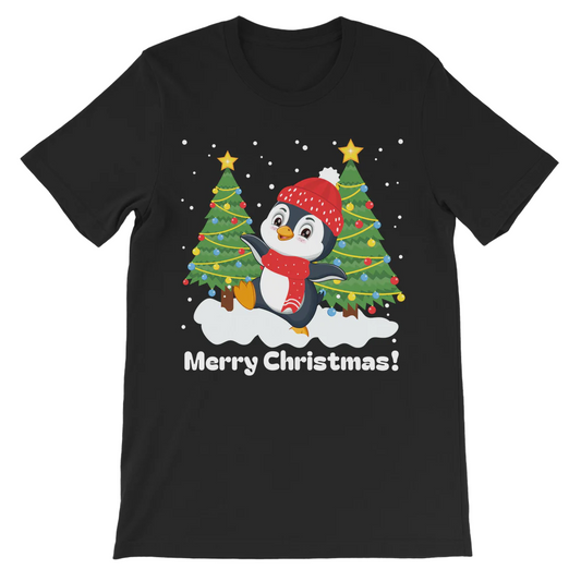 Kids Christmas Dancing Penguin T-Shirt | Unisex Sizes