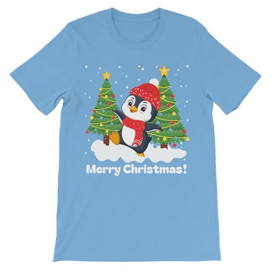 Kids Christmas Dancing Penguin T-Shirt | Unisex Sizes