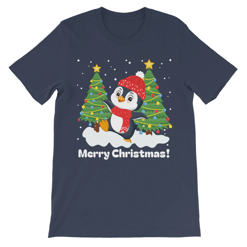 Kids Christmas Dancing Penguin T-Shirt | Unisex Sizes