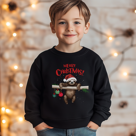 Kids "Christmas Sloth" Sweatshirt | 3 - 13 years