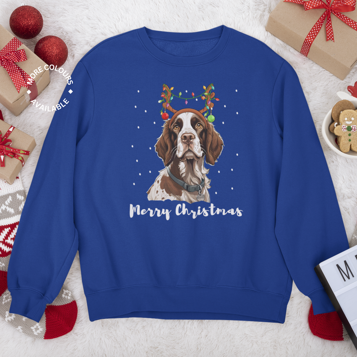 Kid Christmas Springer Spaniel Jumper | 3 - 13 years