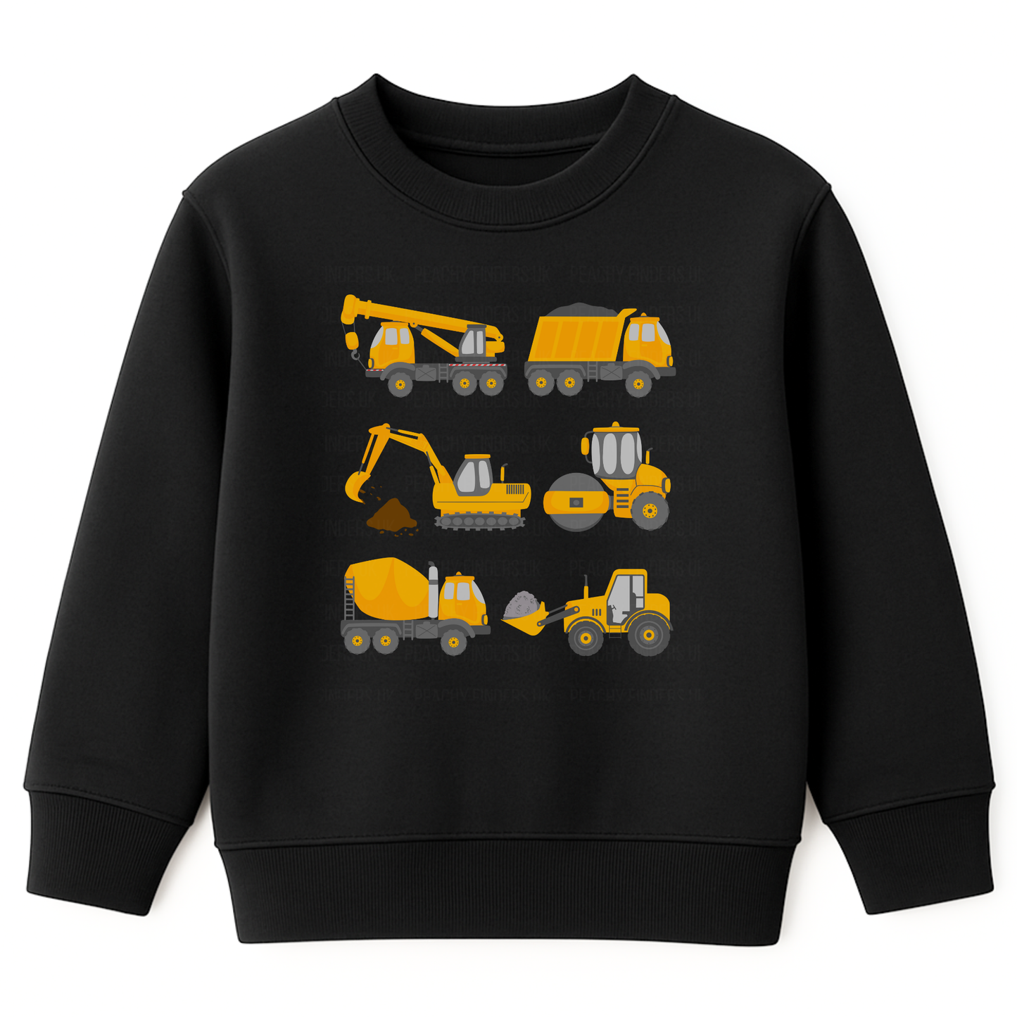 Boys Diggers & Construction Vehicles Sweatshirt