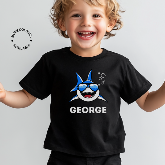 Cool Shark - Kids Cotton T-shirt | 3 - 13 years