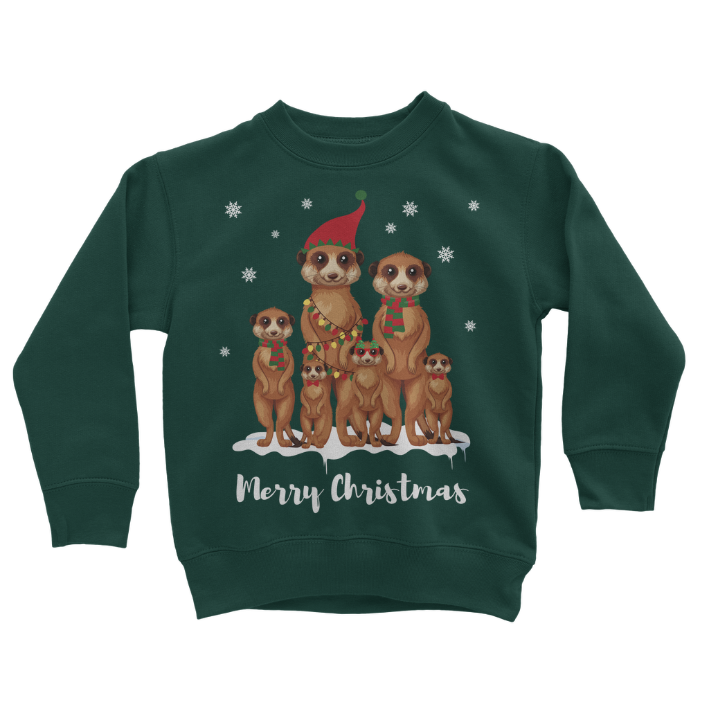 Kids Meerkat Family Christmas Jumper