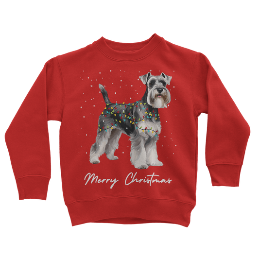 Schnauzer Christmas Jumper - Unisex Kids