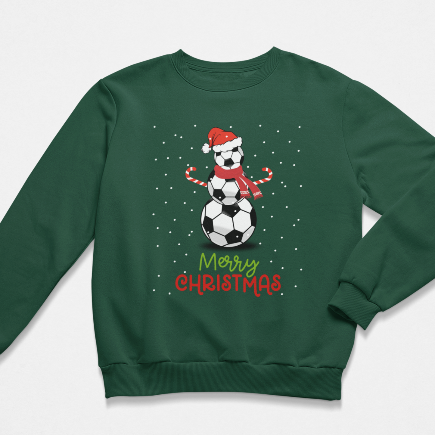 Kids Christmas Football Snowman Sweatshirt Jumper (3-13 yrs)