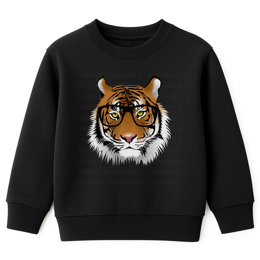 Kids Intelligent Tiger Sweatshirt (3-13 Yrs)