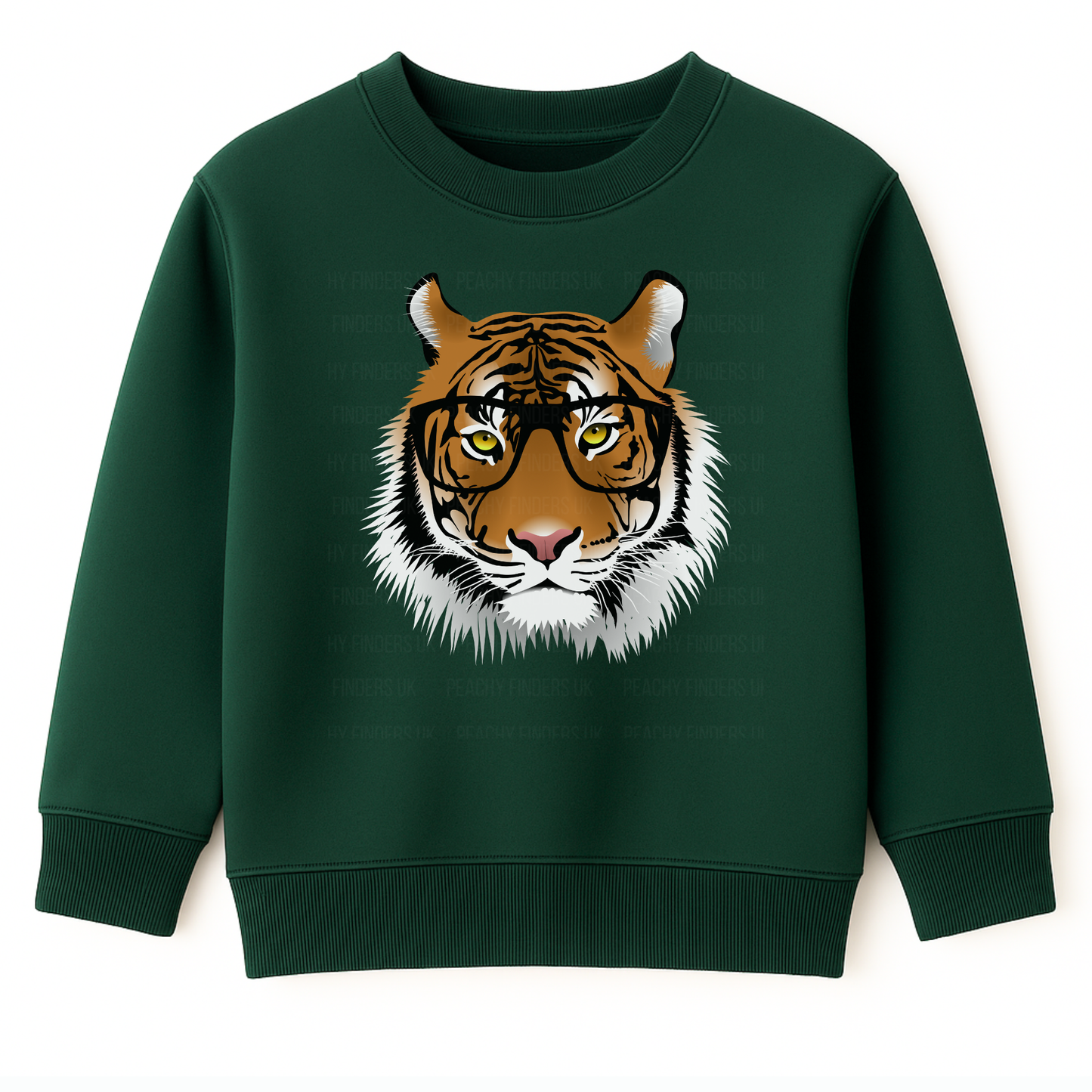Kids Intelligent Tiger Sweatshirt  (3-13 Yrs)