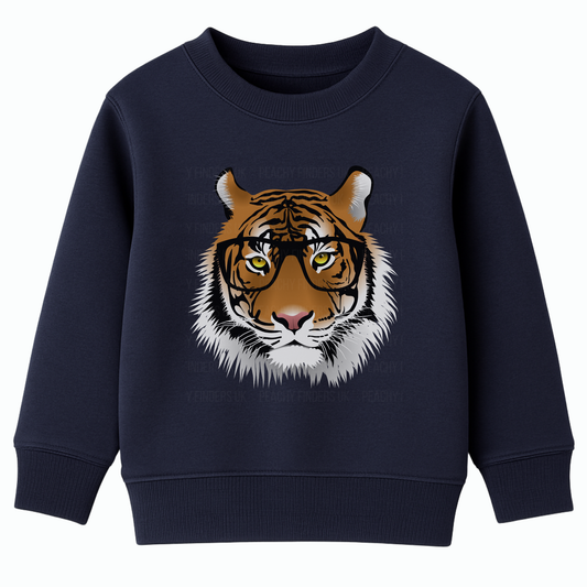 Kids Intelligent Tiger Sweatshirt  (3-13 Yrs)