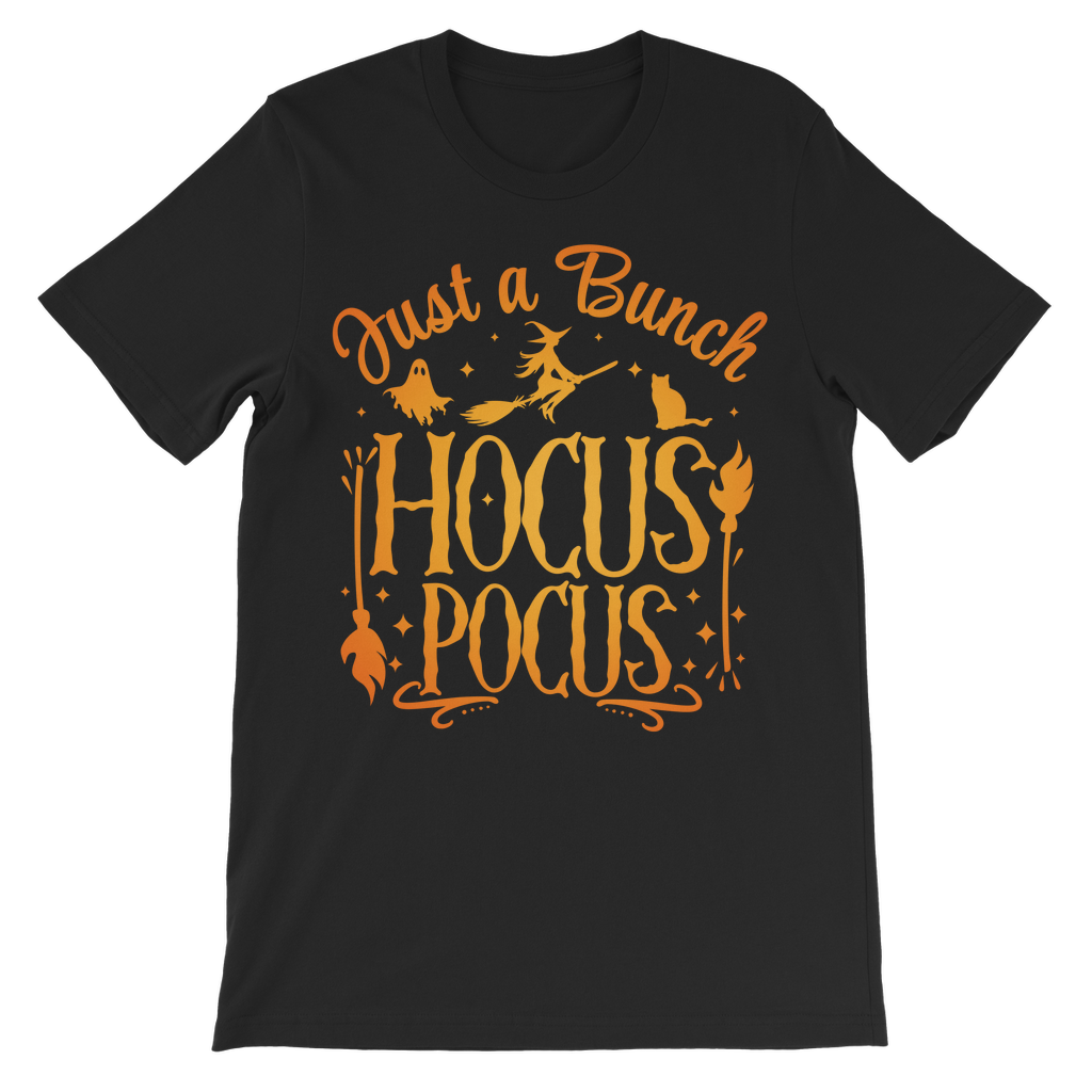 Kids Halloween T-Shirt – "Just a Bunch of Hocus Pocus" Tee (3–13 Years)