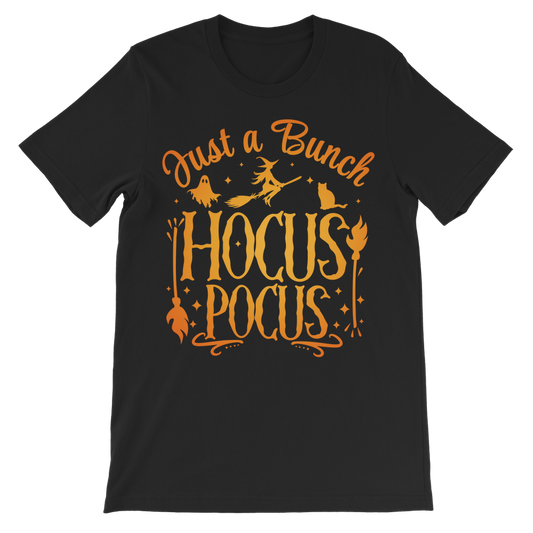 Kids Halloween T-Shirt – "Just a Bunch of Hocus Pocus" Tee (3–13 Years)