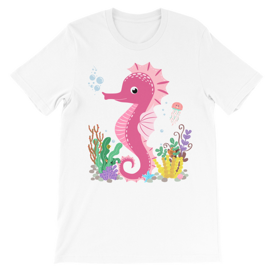 Cute Seahorse - Girls T-shirt | 3 - 11 years