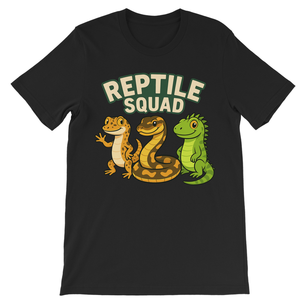 Kids “Reptile Squad” T-Shirt - Gecko, Snake & Lizard Top (3-13 Yrs)