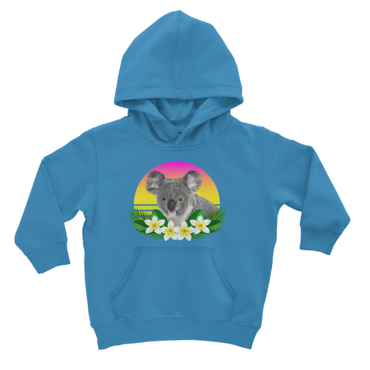 Girls Tropical Koala Hoodie | 3 - 13 years