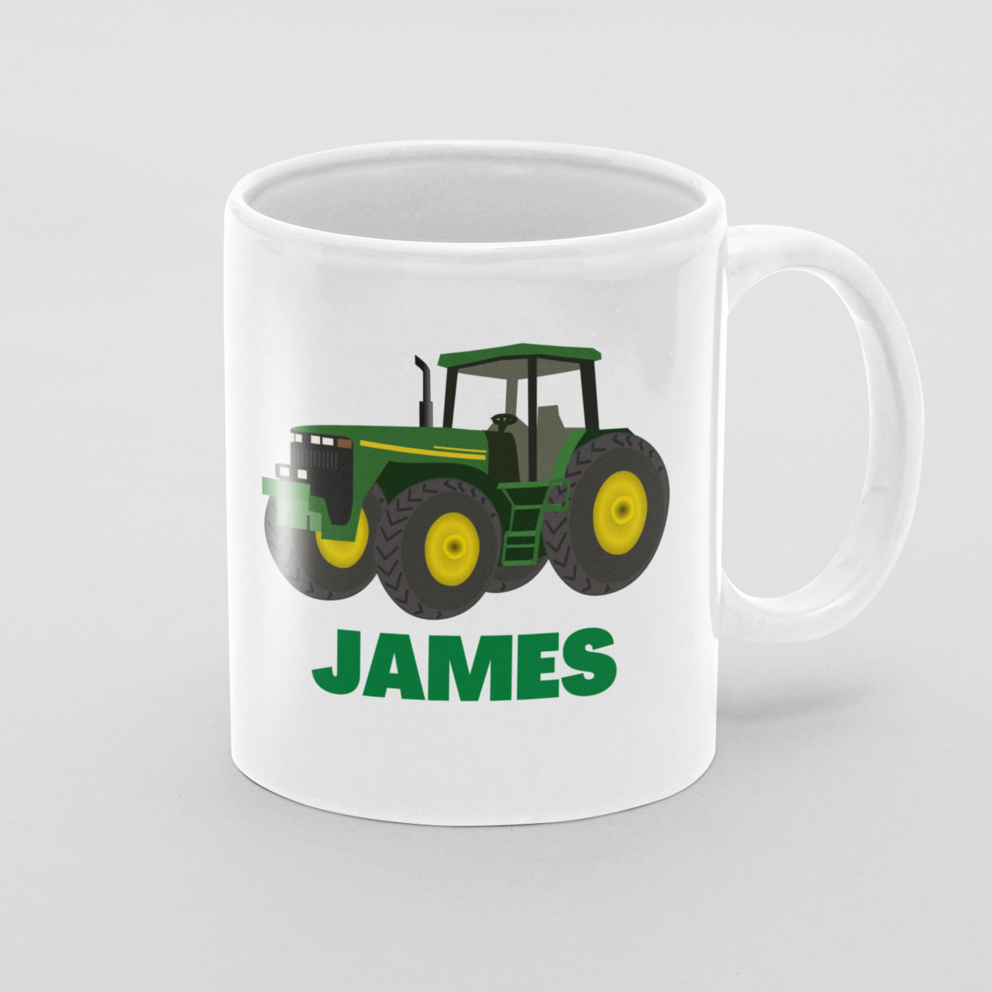 Kids Personalised Tractor Mug